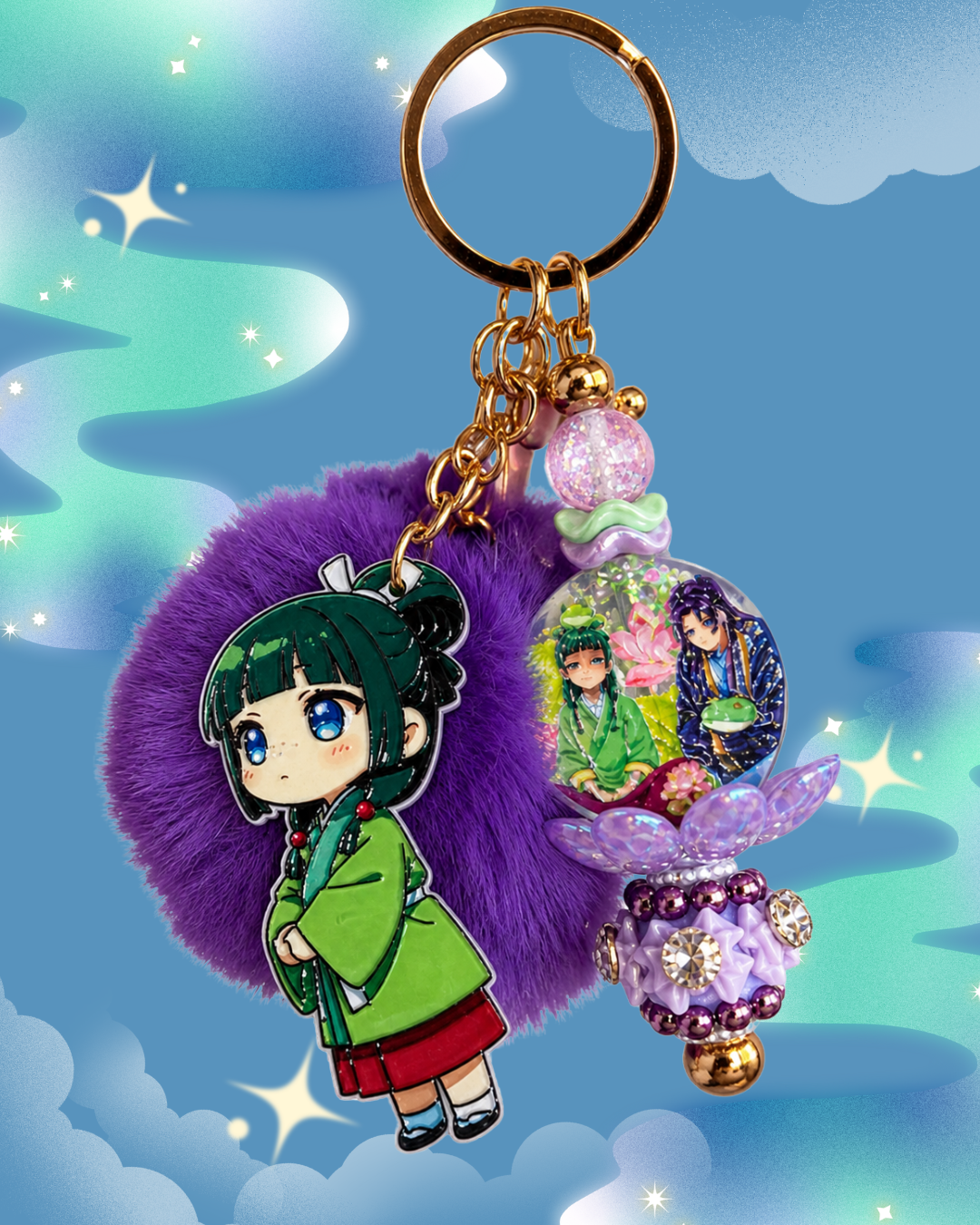 Apothecary Diaries Beaded Keychain