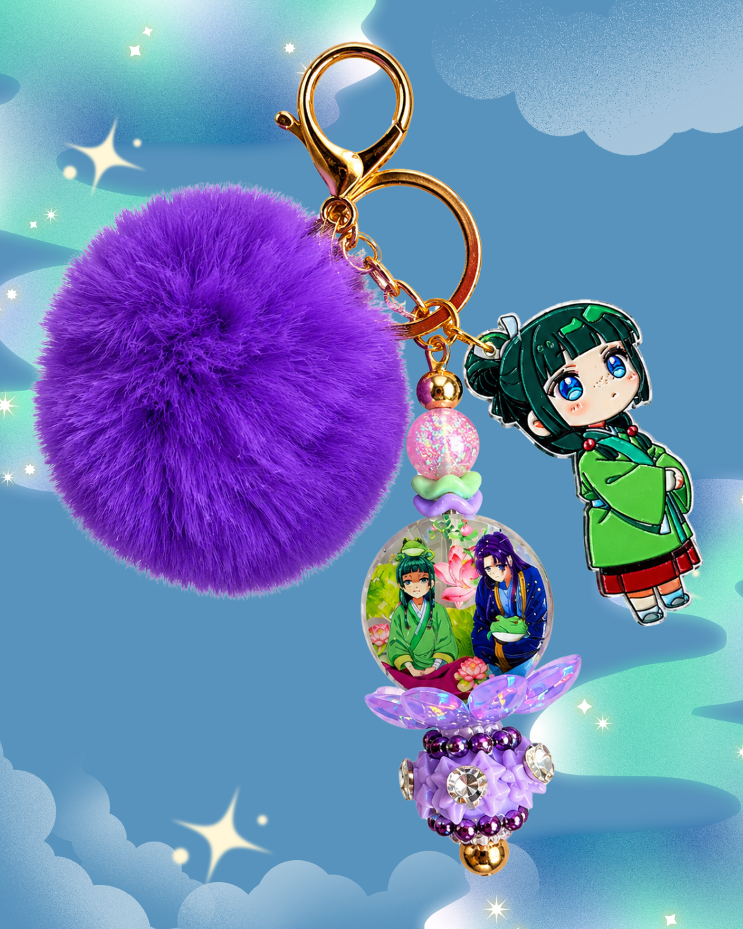Apothecary Diaries Beaded Keychain