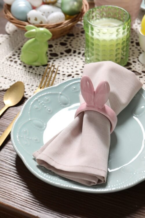 Simple Bunny Ear Napkin Rings
